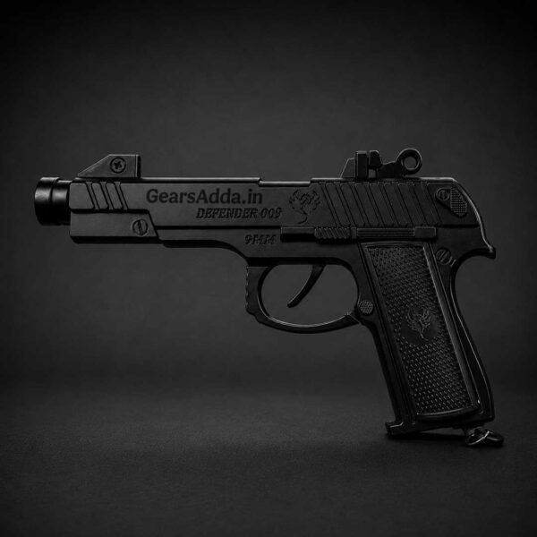 Defender 009 Sound Gun – Heavy Metal Sound Pistol (Black)