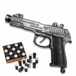 Defender 009 Sound Gun – Heavy Metal Sound Pistol (Silver)