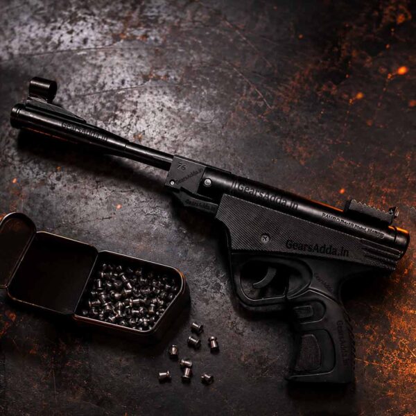 Rambo-3 Air Pistol (Black)– .177 Cal (4.5mm)