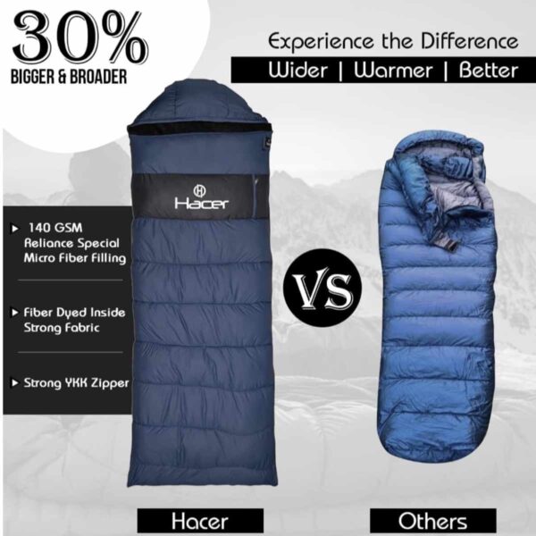 Premium L-Shaped Sleeping Bag