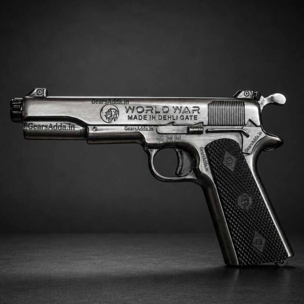 World War Sound Pistol – Heavy Metal Sound Pistol (Silver)