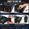 2 in 1 Portable Camping Gas Stove with Carrying Case | Briefcase Stove