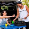 2 in 1 Portable Camping Gas Stove with Carrying Case | Briefcase Stove