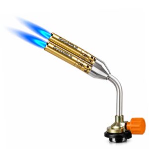 Double Flame Gun without Lighter | Double Flame Gun (Brass)