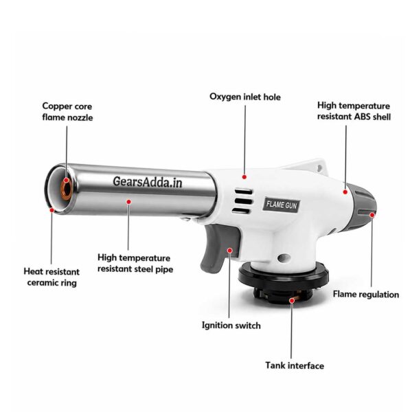Flame Gun with Lighter