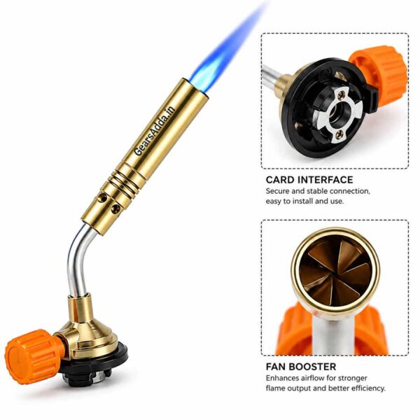 Flame Gun without Lighter | Brass Flame Gun