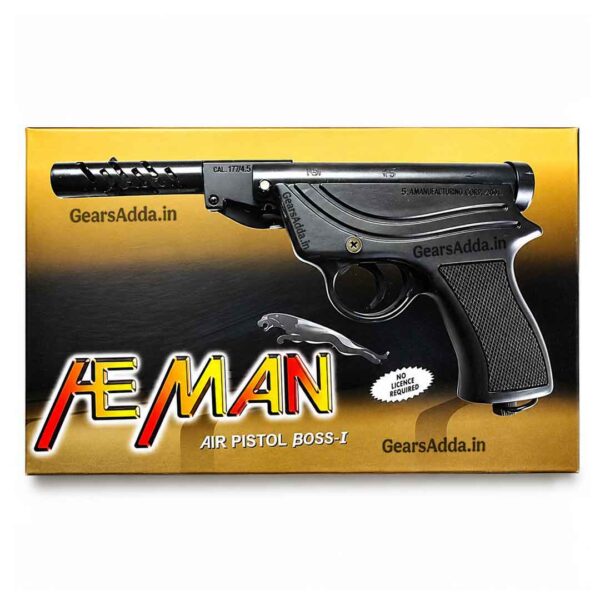 HEMAN Boss 1 Air Pistol (Black)– .177 Cal (4.5mm)