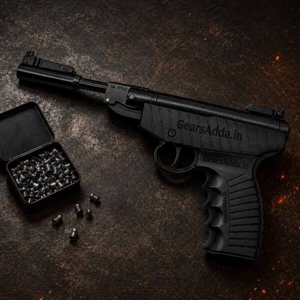 HEMAN Typhoon Air Pistol (Black)– .177 Cal (4.5mm)