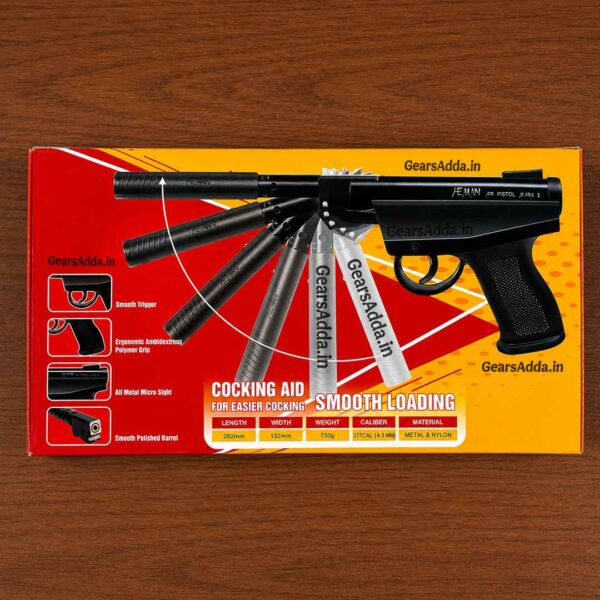 HEMAN Mark 1 Air Pistol (Black)– .177 Cal (4.5mm)
