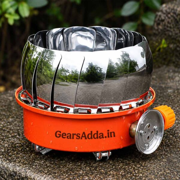 Windproof Portable Camping Gas Stove | Lotus Camping Stove