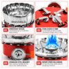 Windproof Portable Camping Gas Stove | Lotus Camping Stove