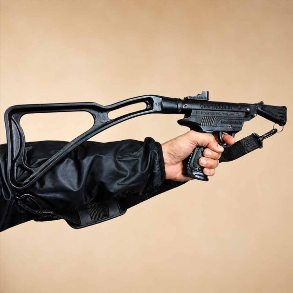 SARAS Mini Sten Air Pistol (Black)– .177 Cal (4.5mm)