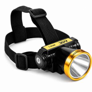 50W Single LED Rechargeable Headlamp with Charger |1200mAh High Power USB Headlight for Camping, Trekking, Hiking & Outdoor Adventures