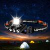 COB + 3 LED Rechargeable Head Lamp | USB Type-C Headlight for Camping, Trekking, Hiking & Outdoor Use