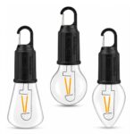 Portable Vintage Retro Camping Bulb - 600mAh Rechargeable Battery | Type-C Tungsten LED Light for Camping & Emergency Use
