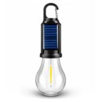 Portable Solar Vintage Retro Camping Bulb Rechargeable | Type-C Tungsten LED Light for Camping & Emergency Use