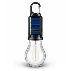 Portable Solar Vintage Retro Camping Bulb Rechargeable | Type-C Tungsten LED Light for Camping & Emergency Use
