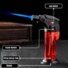Jet Flame Gas Lighter for Camping & Cooking | Refillable Windproof Butane Torch Lighter