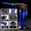 Jet Flame Gas Lighter for Camping & Cooking | Refillable Windproof Butane Torch Lighter
