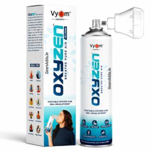 Oxygen Can 12L with Built-in Mask