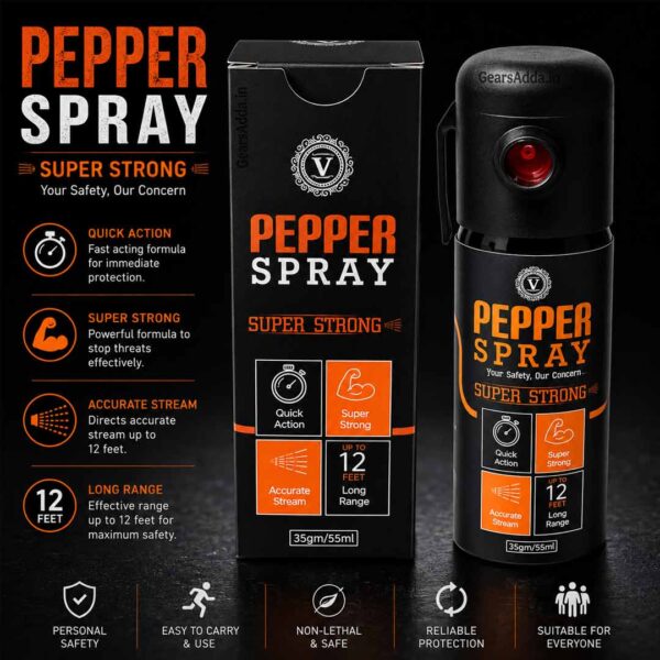 Pepper Spray for Self Defense | Compact Personal Safety Spray for Everyday Carry