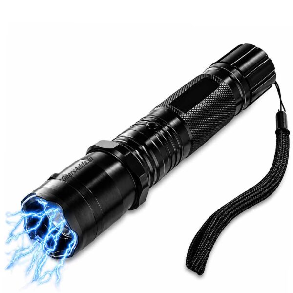 High Voltage Rechargeable Shock Torch – LED Emergency Flashlight