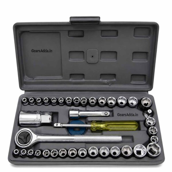 40-in-1 Socket Wrench Set | Multi-Purpose Hand Tool Kit for Travel, Home, Bike & DIY Repairs