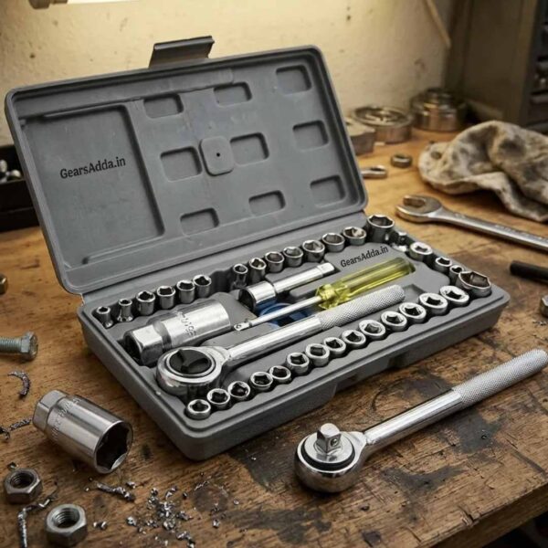 40-in-1 Socket Wrench Set | Multi-Purpose Hand Tool Kit for Travel, Home, Bike & DIY Repairs