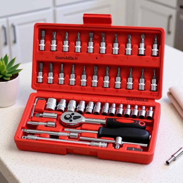 46 in 1 Tool Kit | Multi-Purpose Hand Tool Kit for Travel, Home, Bike & DIY Repairs