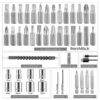 47-in-1 Cordless Electric Screwdriver Kit | Rechargeable Power Screwdriver Set for Home, DIY & Repairs