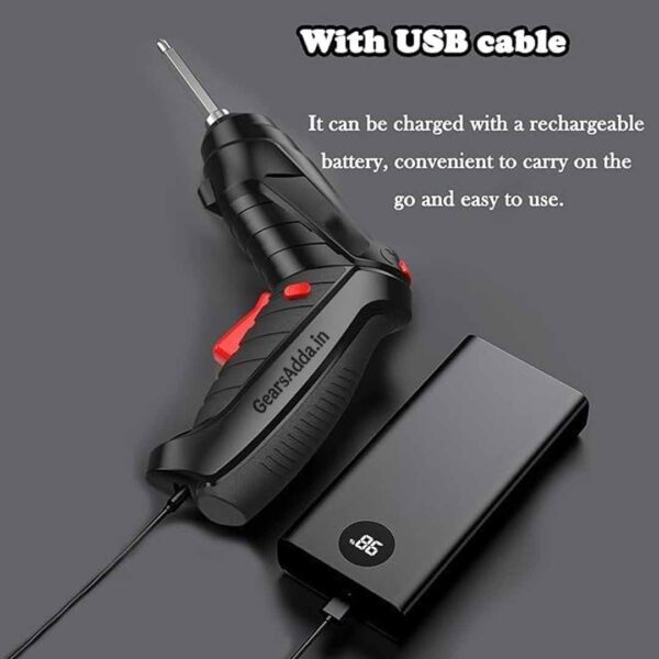 47-in-1 Cordless Electric Screwdriver Kit | Rechargeable Power Screwdriver Set for Home, DIY & Repairs
