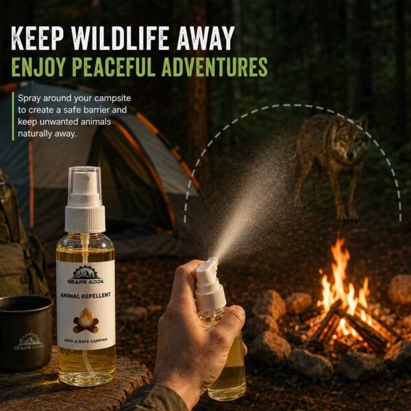 Animal Repellent 100ml Spray | Portable Animal Deterrent for Camping, Gardens & Outdoor Areas