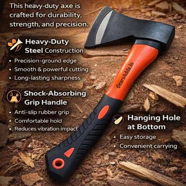 Camping Axe 520g | Compact Portable Hatchet for Camping, Trekking & Bushcraft
