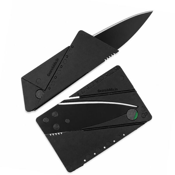 Credit Card Folding Knife | Ultra-Slim Pocket Survival Knife for Camping, Hiking & Everyday Carry