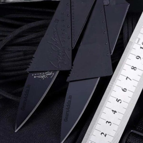 Credit Card Folding Knife | Ultra-Slim Pocket Survival Knife for Camping, Hiking & Everyday Carry