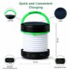 Collapsible Solar Camping Lantern | USB Rechargeable LED Light for Camping, Hiking & Emergency Use