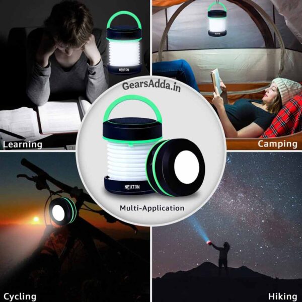 Collapsible Solar Camping Lantern | USB Rechargeable LED Light for Camping, Hiking & Emergency Use