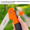 Portable Folding Saw 40cm | Multi-Purpose Foldable Pruning Saw for Camping, Gardening & Outdoor Survival