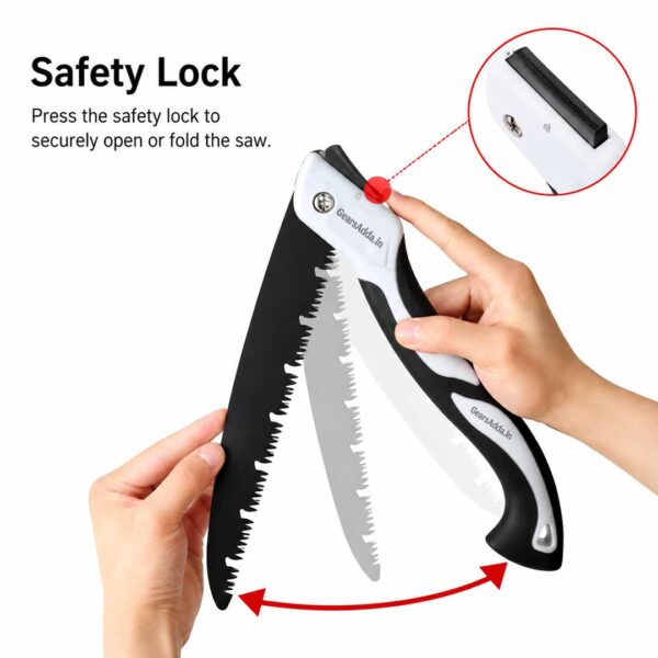 Portable Folding Saw 56cm | Multi-Purpose Foldable Pruning Saw for Camping, Gardening & Outdoor Survival