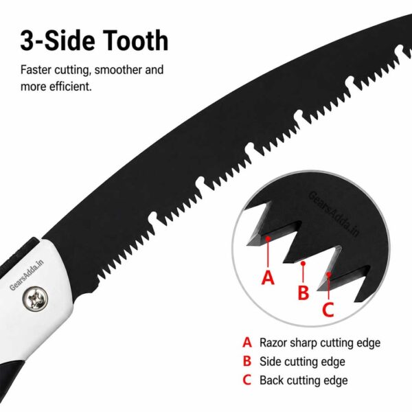 Portable Folding Saw 56cm | Multi-Purpose Foldable Pruning Saw for Camping, Gardening & Outdoor Survival
