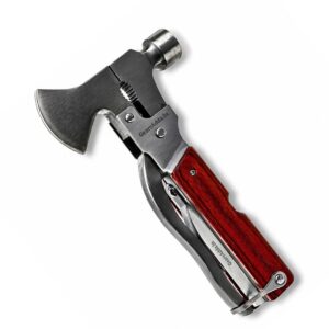 10-in-1 Multitool Hammer Plier AXE | Multi-Functional Survival Tool for Camping, Trekking & Outdoor Adventures