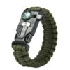 Paracord Survival Bracelet | Adjustable Emergency Utility Bracelet for Camping, Hiking & Outdoor Activities