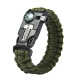 Paracord Survival Bracelet | Adjustable Emergency Utility Bracelet for Camping, Hiking & Outdoor Activities