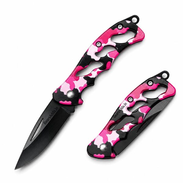 Multi-Purpose Foldable Knife (K04) | Carbon Steel Pocket Knife for Camping, Trekking & Outdoor Survival