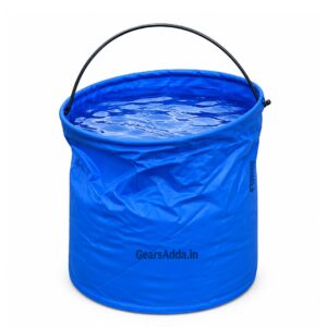 Portable Folding Round Bucket with Handle | Collapsible Multi Purpose Bucket for Travel & Camping