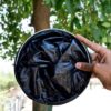 Portable Folding Round Bucket with Handle | Collapsible Multi-Purpose Bucket for Travel & Camping