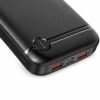 Slim Portable 10000mAh Power Bank | Quantron Ranger Power Bank with Dual USB, Type-C & Micro USB Inputs
