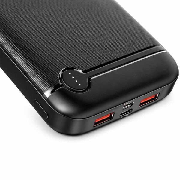 Slim Portable 10000mAh Power Bank | Quantron Ranger Power Bank with Dual USB, Type-C & Micro USB Inputs