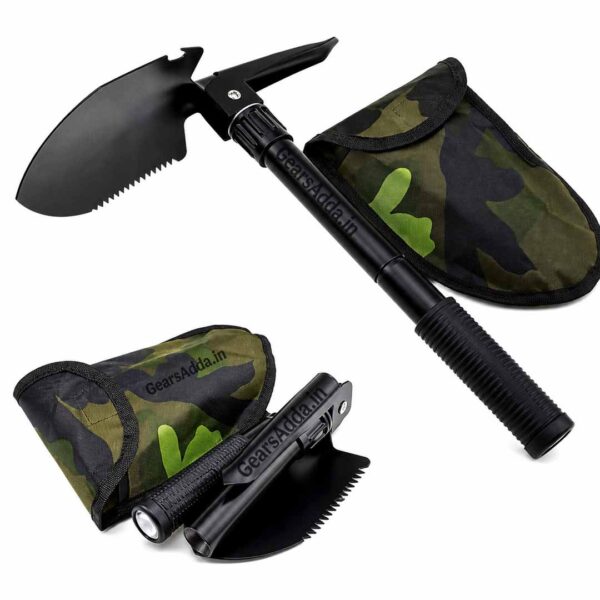 Portable Folding Shovel | Multi-Purpose Foldable Entrenching Tool for Camping, Trekking & Outdoor Survival