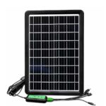 Portable Solar Charger 15W~9V | Compact Solar Charging Panel for Camping, Trekking & Travel